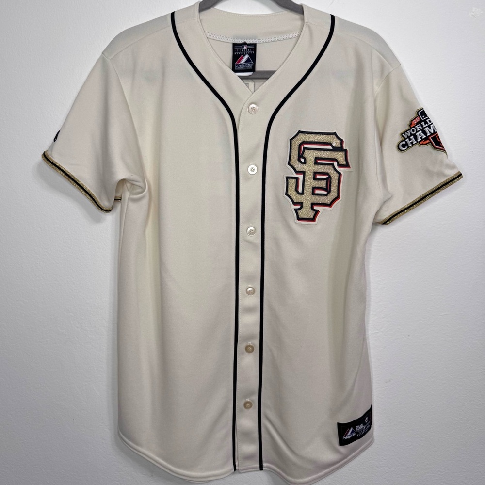 RARE San Francisco Giants 2012 World Series Buster Posey Ring Gold Jersey  *READ
